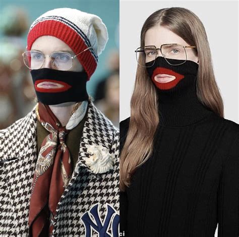 gucci black face designer
